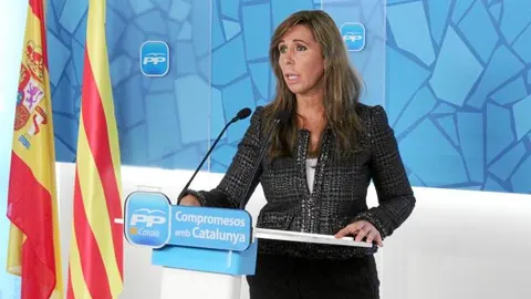 Sánchez-Camacho presidió ayer la primera reunión del comité de campaña