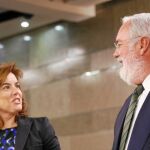 Sáenz de Santamaría y Cañete, tras el Consejo de Ministros