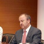 El conseller Cabré en su comparecencia de ayer