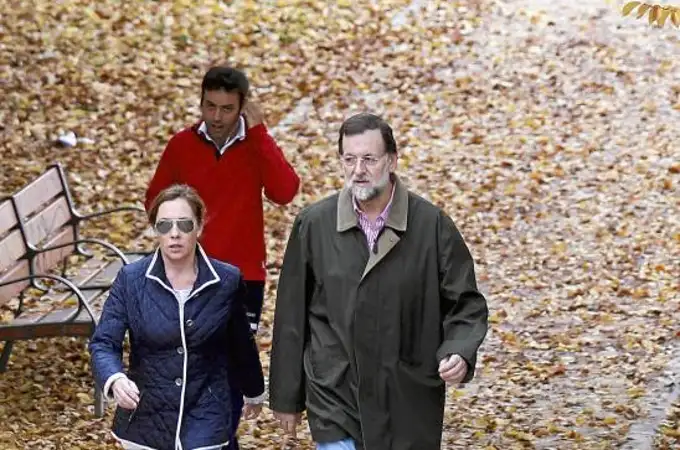 Mariano Rajoy un puente en familia