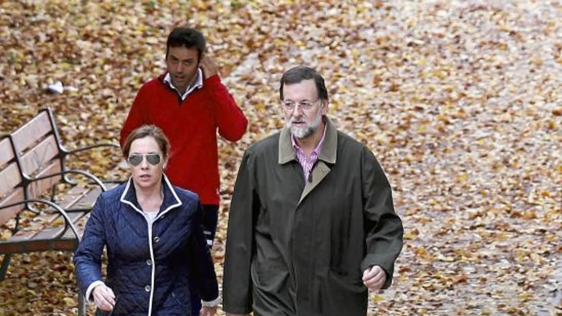 Mariano Rajoy un puente en familia