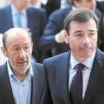 Gómez y Rubalcaba en el Palacio de Cristal del Invernadero de Arganzuela