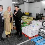 El presidente de la Fundación Banco de Alimentos, Juan Pedro Álvarez, recibió la visita de Mario Jiménez