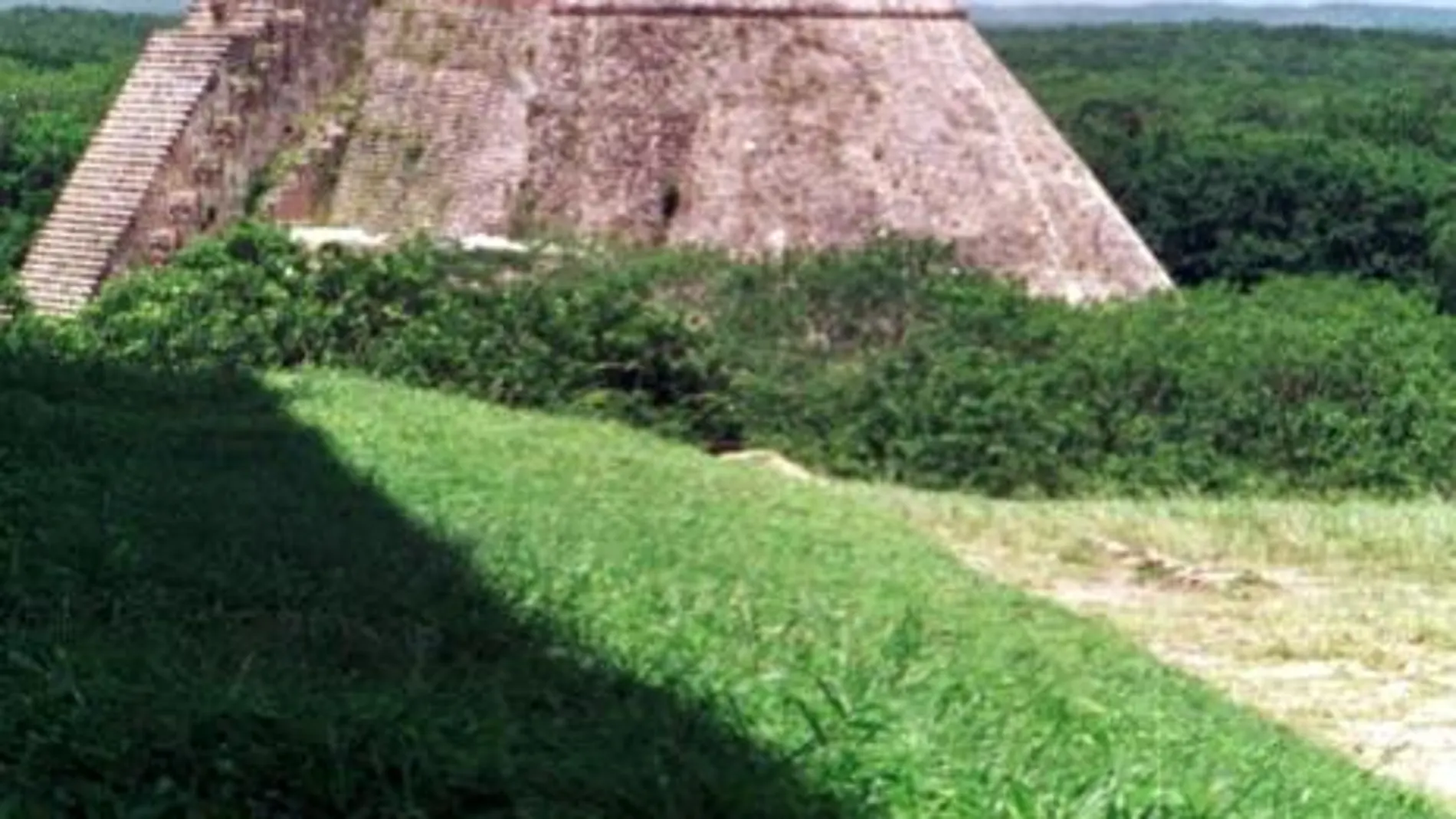 Imagen de una de las pirámides mayas