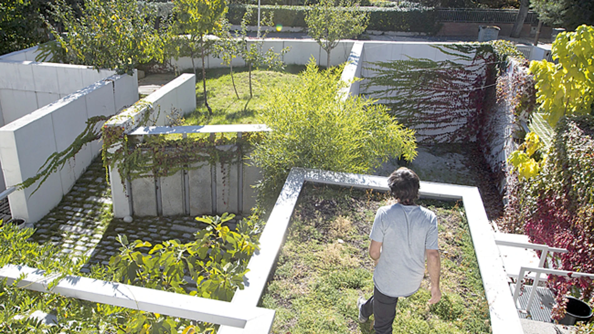 Los jardines elevados esconden los escombros