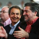 Zapatero y Eguiguren durante un evento socialista