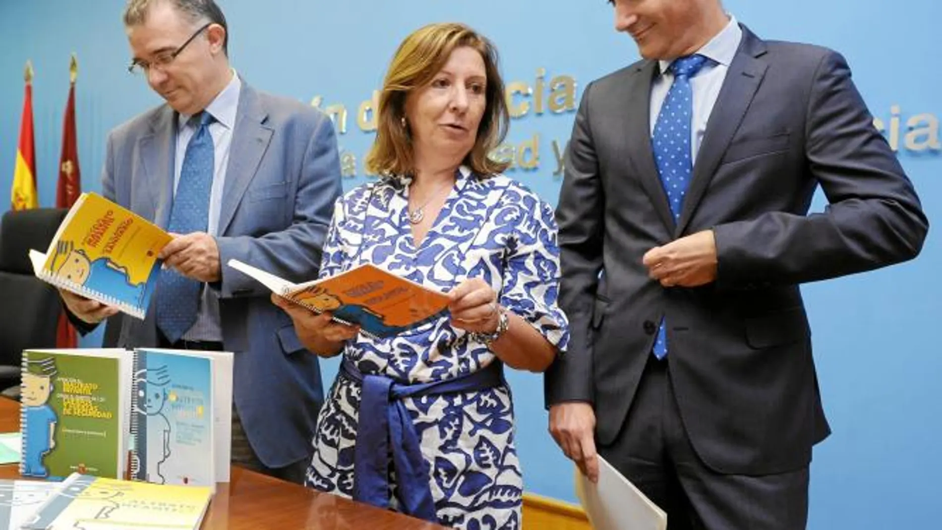 La consejera de Sanidad, María Ángeles Palacios, en la presentación del programa para la prevención del maltrato infantil