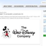 Captura de la página web de Disney