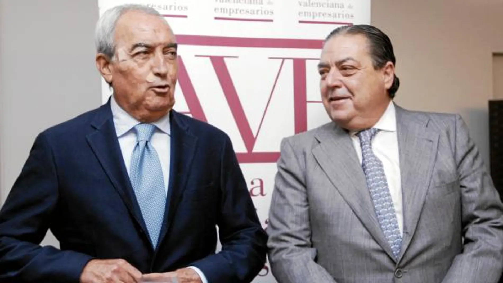 Federico Félix y el presidente de AVE, Vicente Boluda en una imagen de archivo