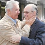 Javier Arenas y Cristóbal Montoro, ayer en un acto en Sevilla
