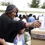  Morales cree que la victoria del «Sí» en el referéndum «refunda una nueva Bolivia»