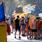 EL SECESIONISMO por el que aboga Artur Mas desde la manifestación del 11 de septiembre (en la imagen) será el tema central de las actividades programadas en los dos colegios que han decidido boicotear el Día de la Hispanidad.