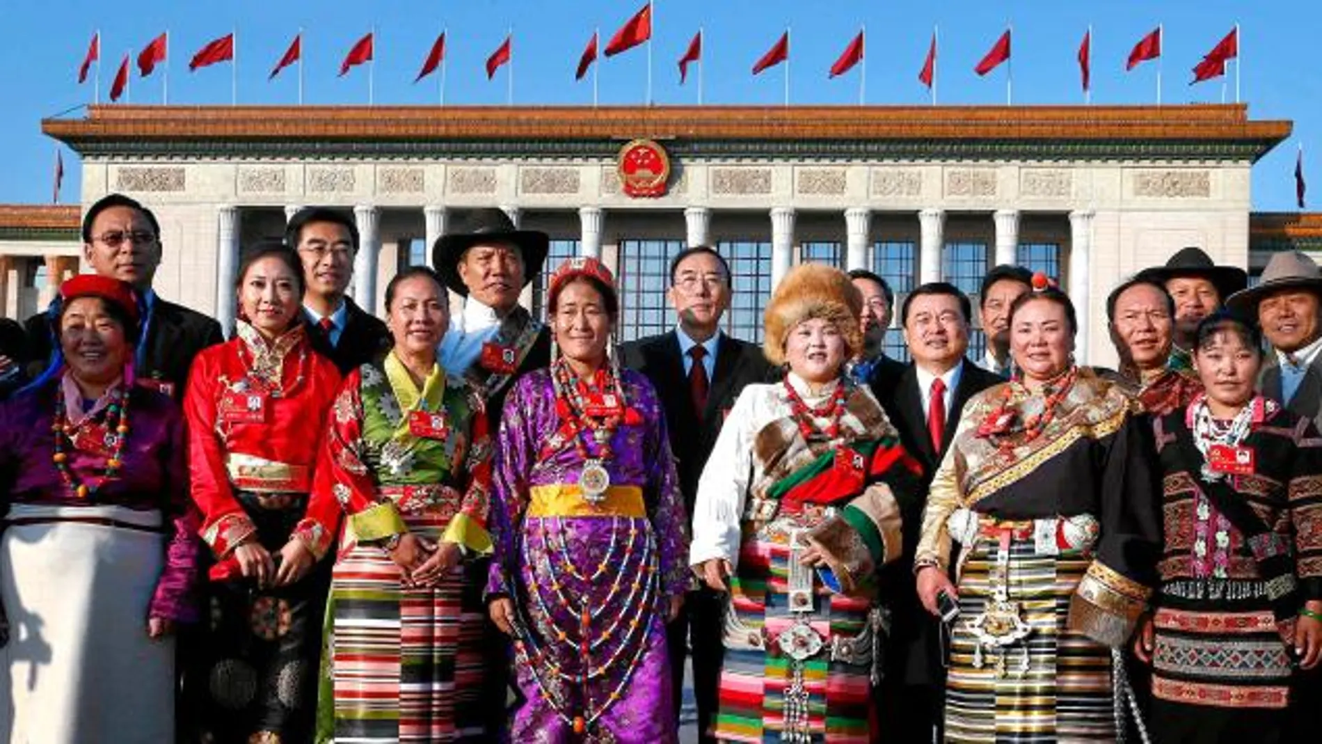 EL NEGACIONISMO OFICIAL. La delegación de la región del Tíbet negó ayer en Pekín que exista un conflicto religioso y cultural en la zona