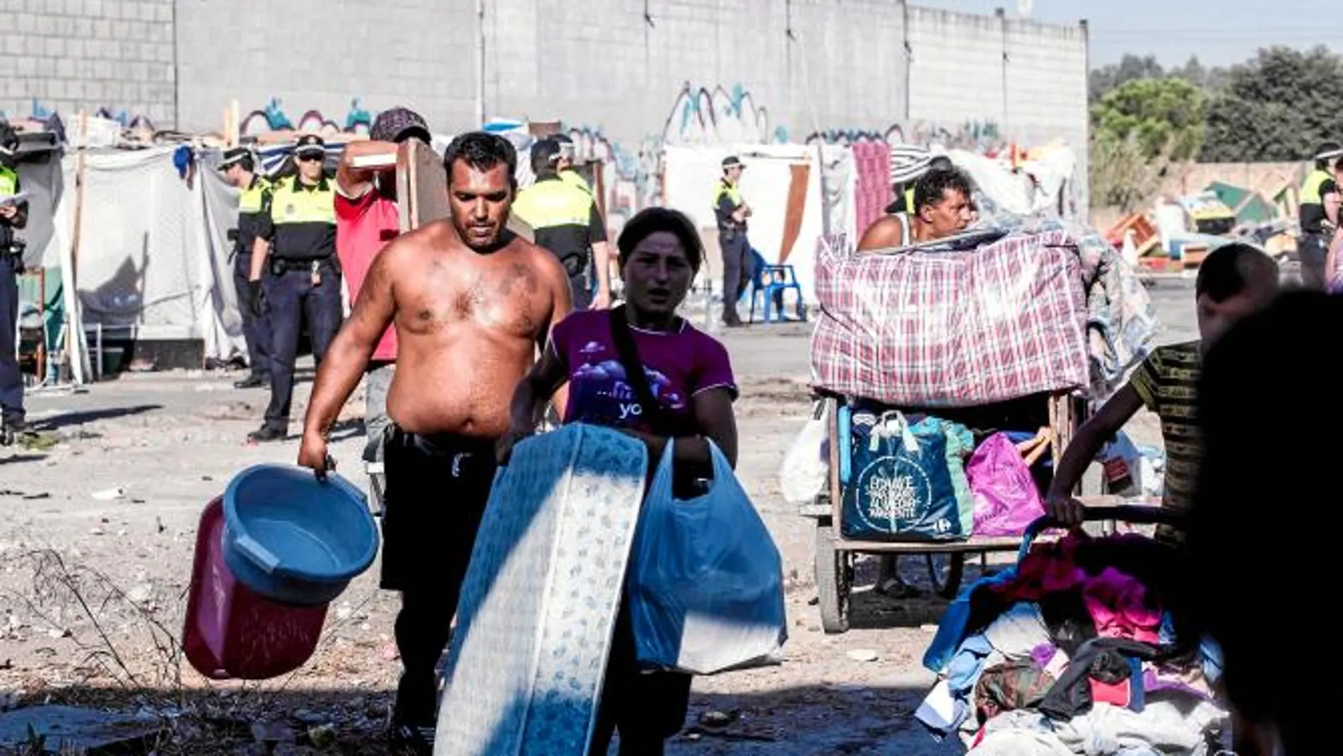 Desmantelado el asentamiento de San Jerónimo