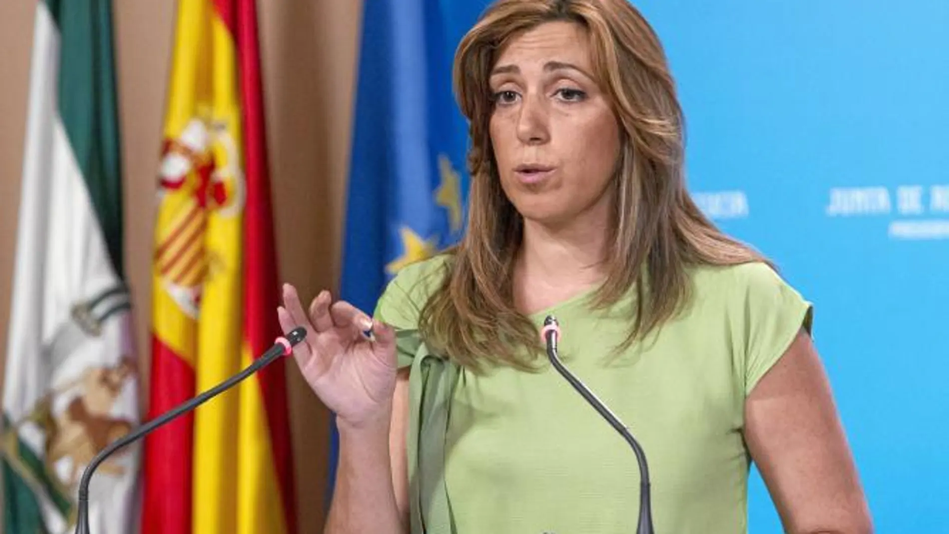 La consejera de la Presidencia e Igualdad de la Junta, Susana Díaz Pacheco