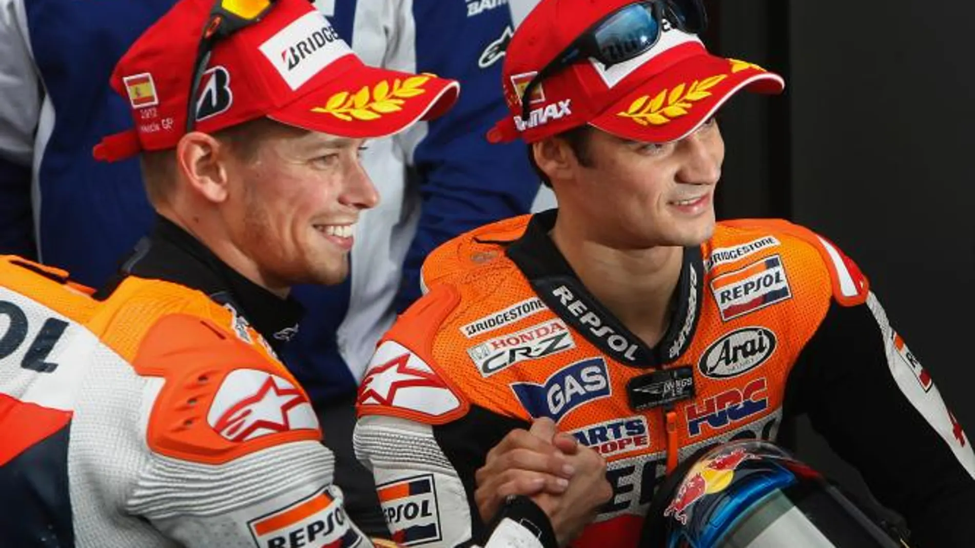 Casey Stoner y Dani Pedrosa