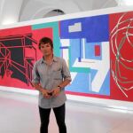 Fructuoso plasma en el mural «Fuking Beauty» su visión pictórica de África
