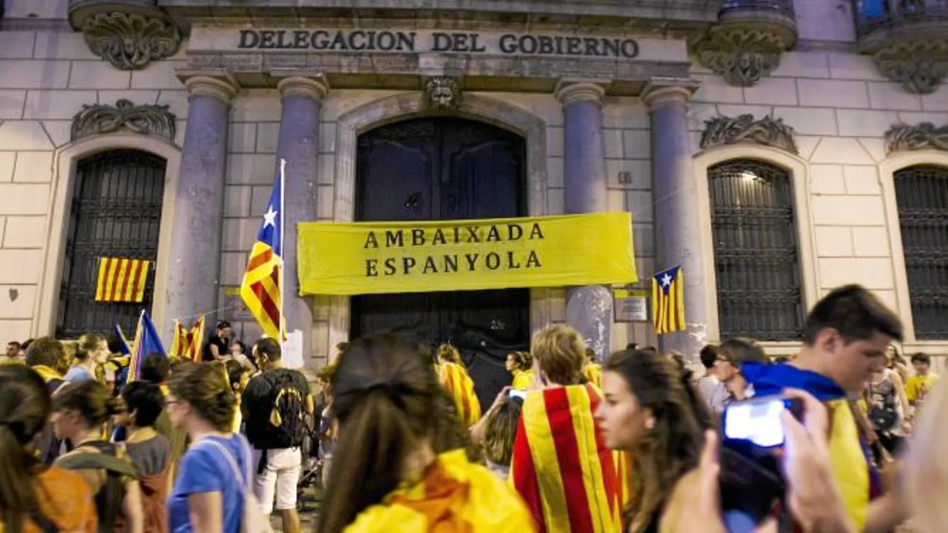 La manifestación del pasado 11 de septiembre paralizó el centro de Barcelona con exclamaciones soberanistas