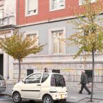 puerta principal de la sede de UGT, en la calle Gamazo de Valladolid.