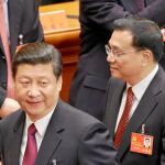 Xi Jinping, ayer, en el cierre del cónclave