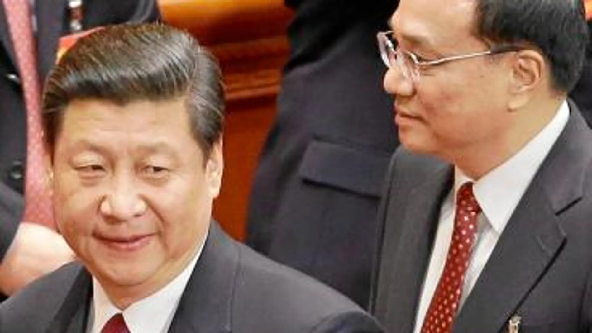 Xi Jinping, ayer, en el cierre del cónclave