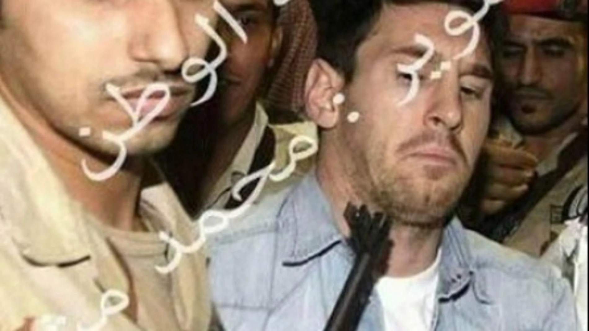 El susto de Messi con una metralleta en Arabia Saudí