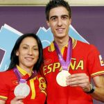 Joel y Brigitte, medallistas