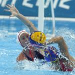 La española Anni Espar Llaquet frente a una jugadora americana en la final