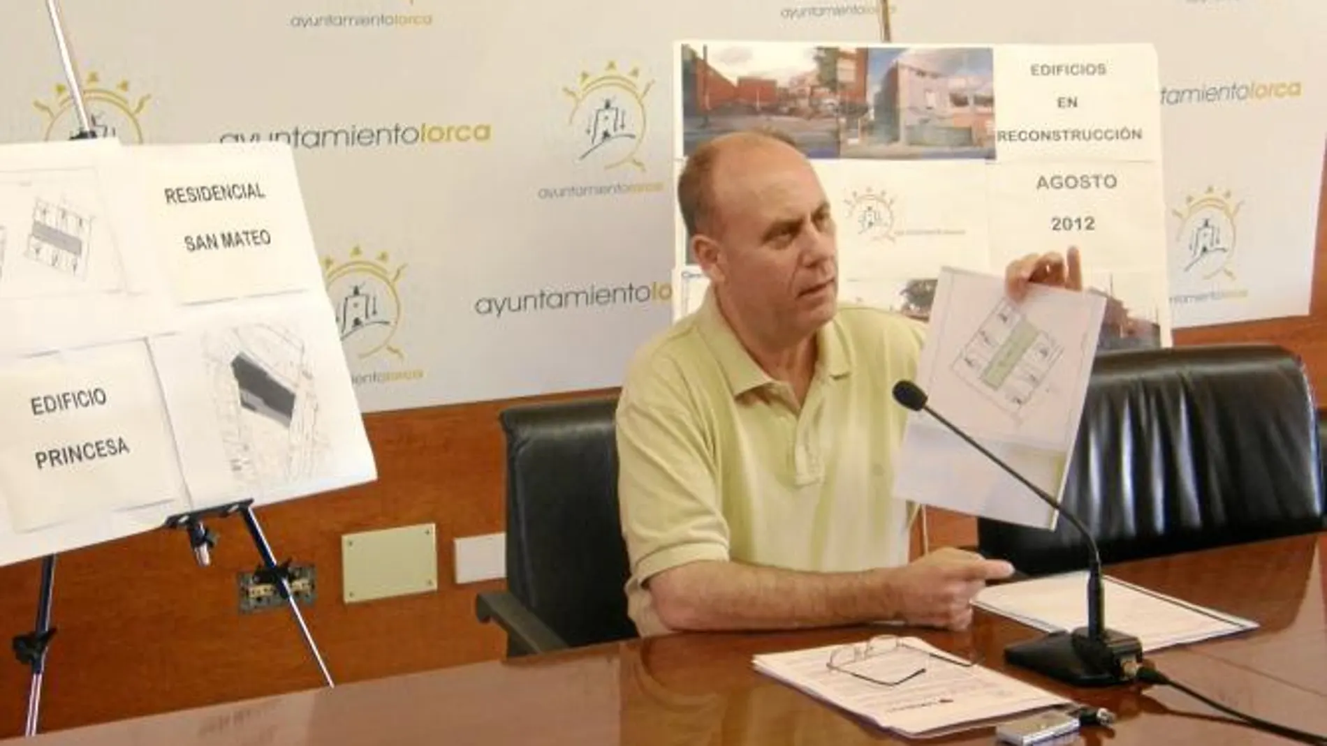 El concejal de Urbanismo del Ayuntamiento de Lorca, José J. Peñarrubia