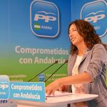 La vicesecretaria de Políticas Sociales del PP-A, Dolores López Gabarro