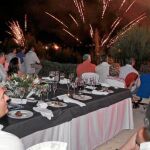El presidente de la Generalitat, Alberto Fabra, asistió la noche del sábado al Castell de l'Olla