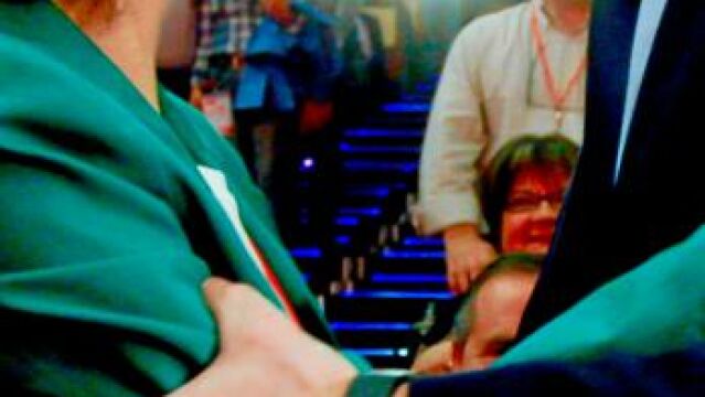 Ocho meses después del congreso regional el que Tomás Gómez fue reelegido, su única rival, Pilar Sánchez Acera (en la imagen juntos), vuelve a encabezar al sector crítico del PSM