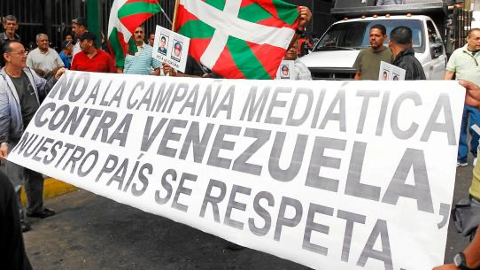 Manifestación en Venezuela contra la extradición de etarras a España