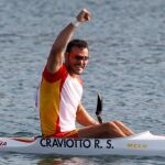 Saul Craviotto, medalla de plata en K1 200