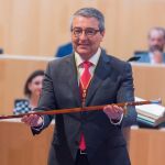 Francisco Salado, en un instante de la celebración del pleno de constitución / Foto: Efe