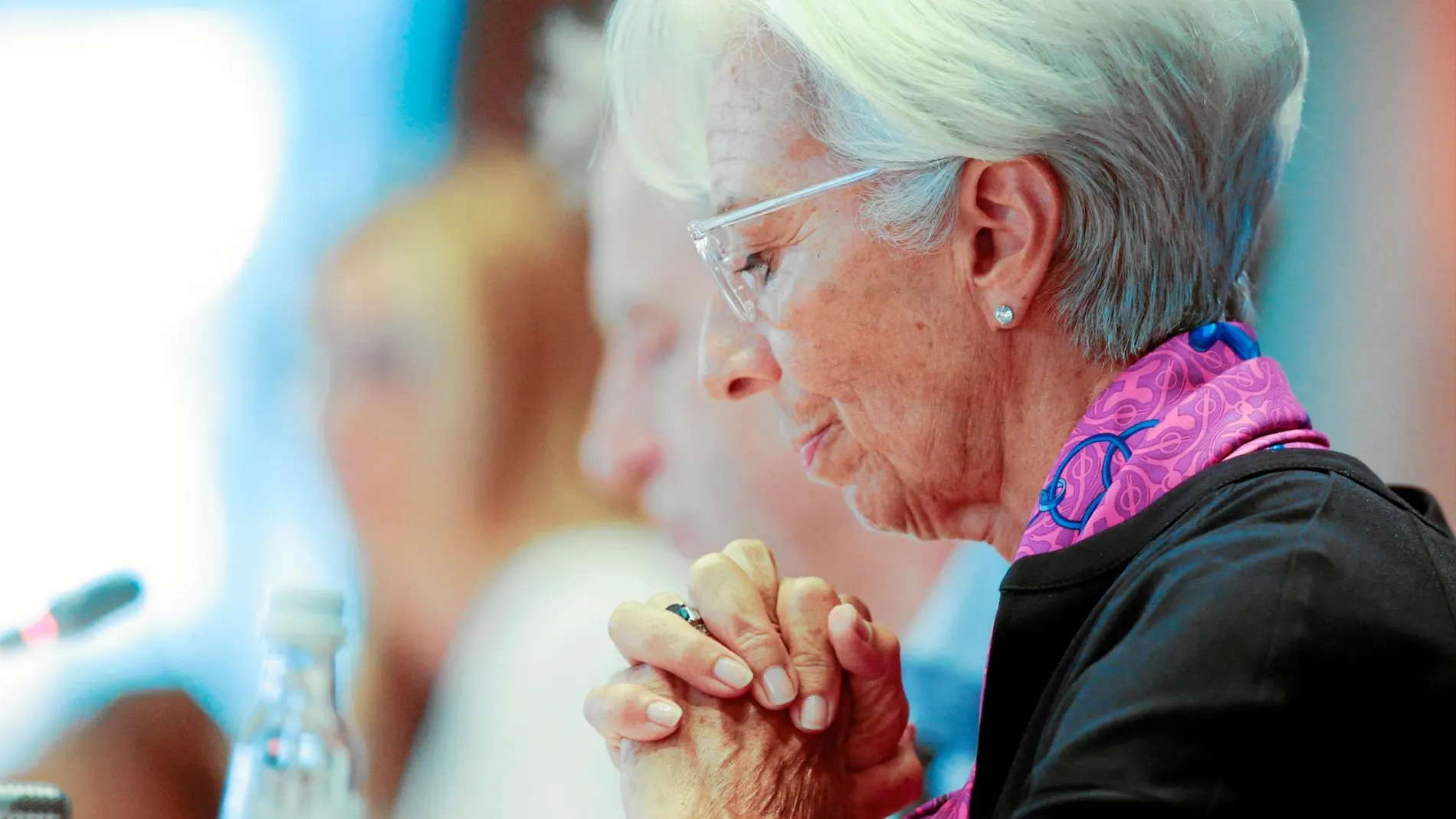 La próxima presidenta del BCE, Christine Lagarde, ayer, en Bruselas