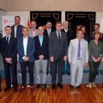Foto de familia de los patronos de las Cortes de Castilla y León