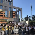 Protesta ante la Embajada de Arabia Saudí en Madrid por el caso Khashoggi: “Sin periodismo no hay democracia”