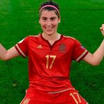 Lucía García, la benjamina de la selección española de fútbol