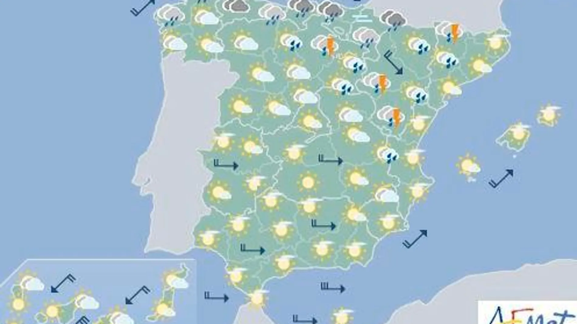Fin de semana con importante bajada de temperaturas, hasta 10 grados, en toda España