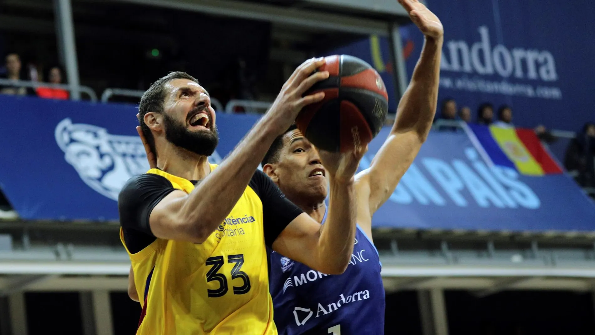 Niko Mirotic no pudo evitar la derrota del Barcelona ante el MoraBanc Andorra