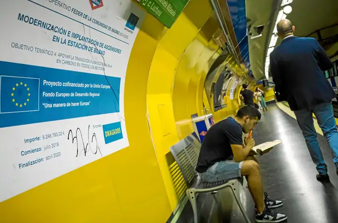 El andén de la línea 4 de Metro en Bilbao cierra por obras