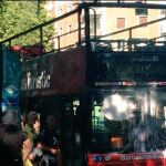 Imagen del autobús atacado