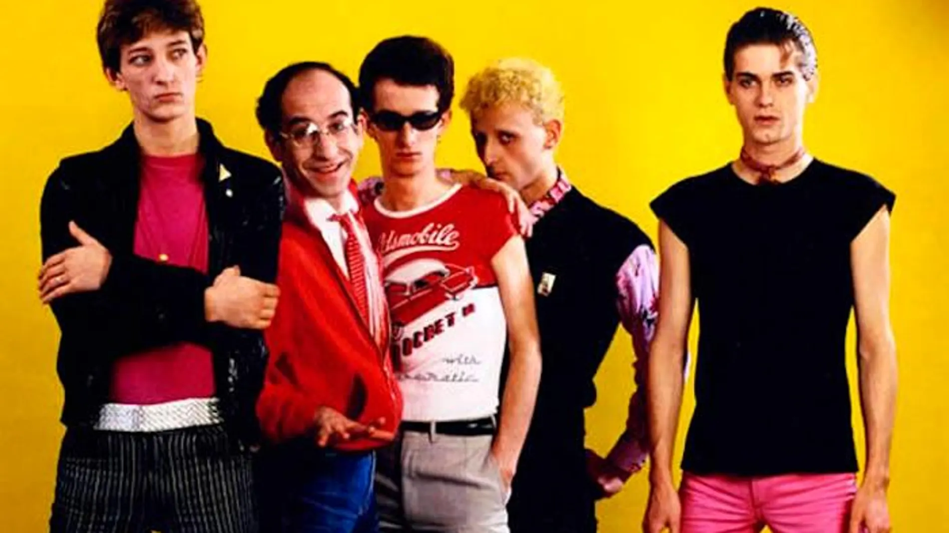 Imagen de la banda original. Pérez Grueso es el segundo por la derecha tras Auserón