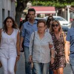 La familia de Gabriel Cruz, a la llegada a la Audiencia de Almería