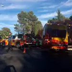  Muere un motorista de 30 años tras chocar con un semáforo en Moncloa