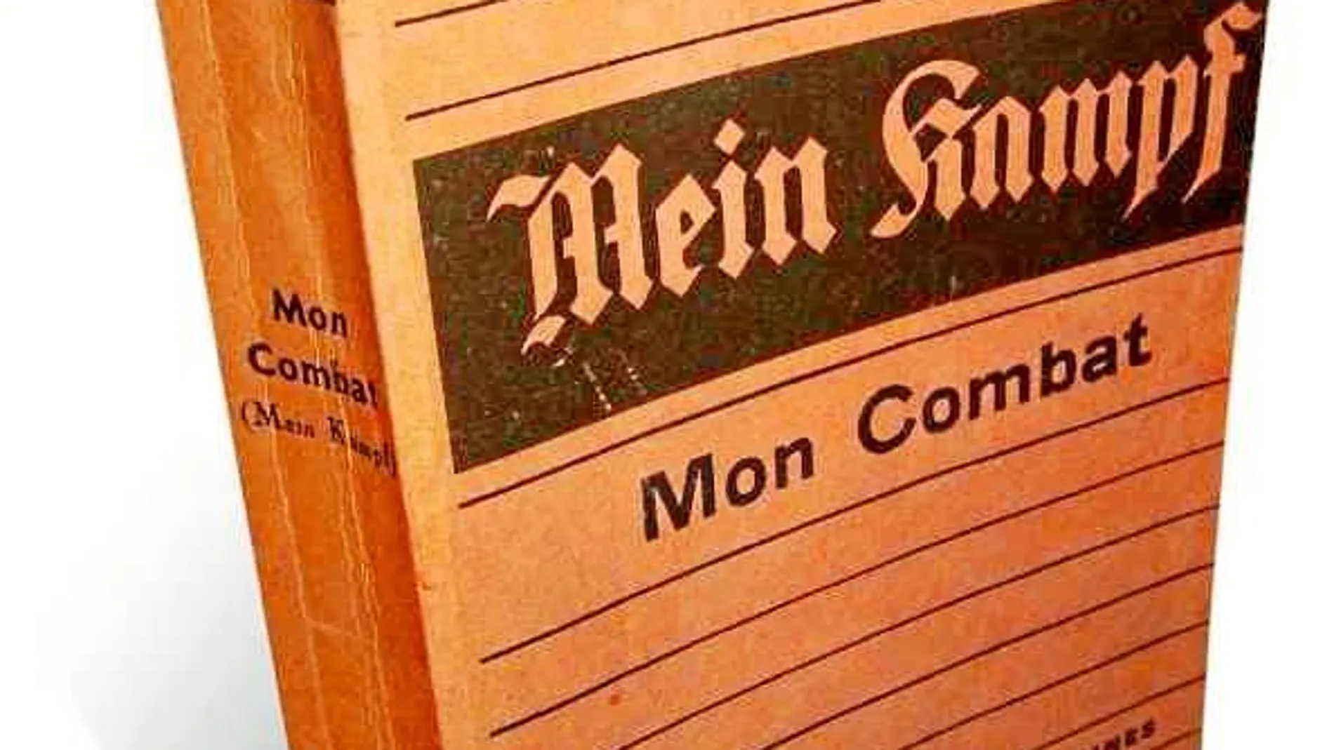 Un ejemplar de la edición francesa de 1934 del «Mein Kampf» de Adolf Hitler, la última que se publicó en Francia