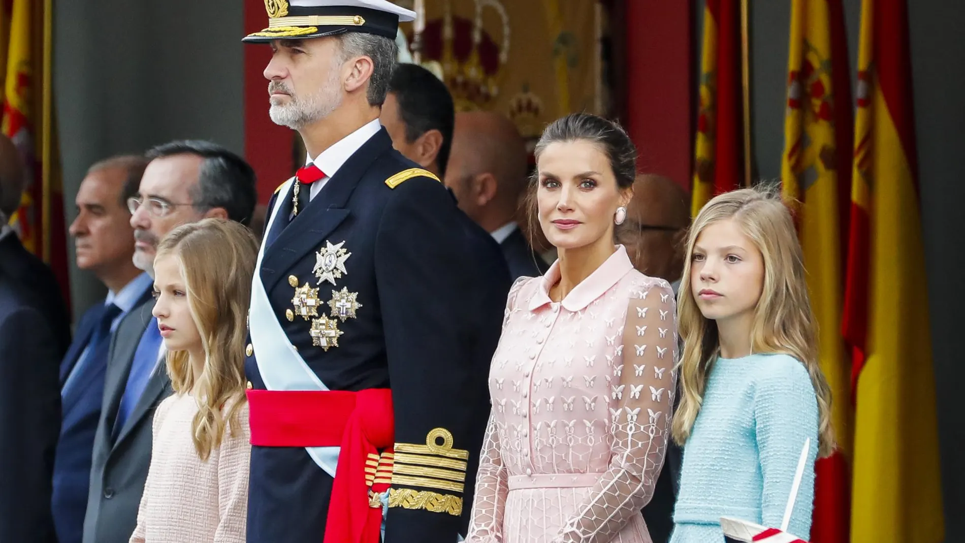 Gtres Online/ La Familia Real en el desfile del Día de la Hispanidad