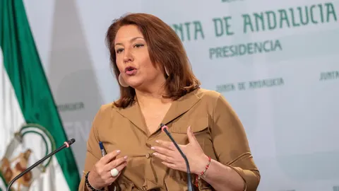 La consejera de Agricultura, Ganadería, Pesca y Desarrollo Sostenible, Carmen Crespo