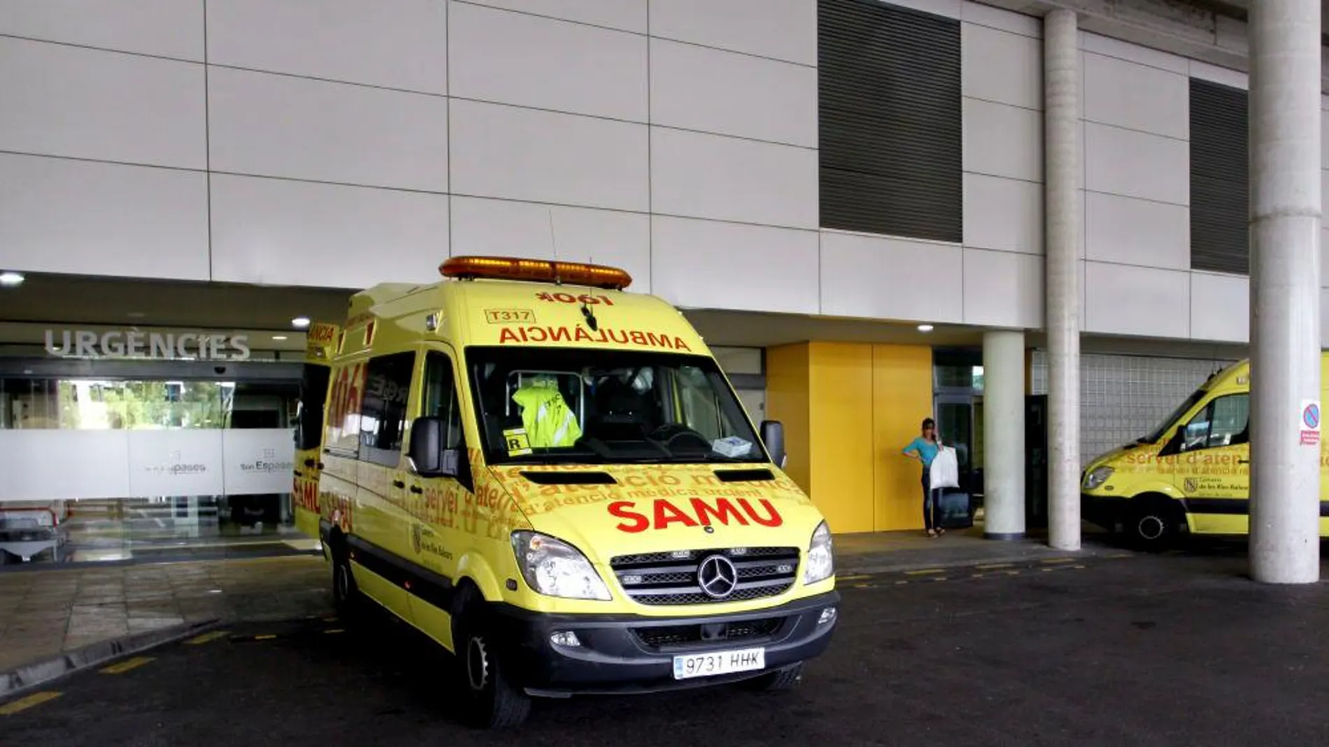 Entrada de Urgencias del hospital Son Espases de Palma